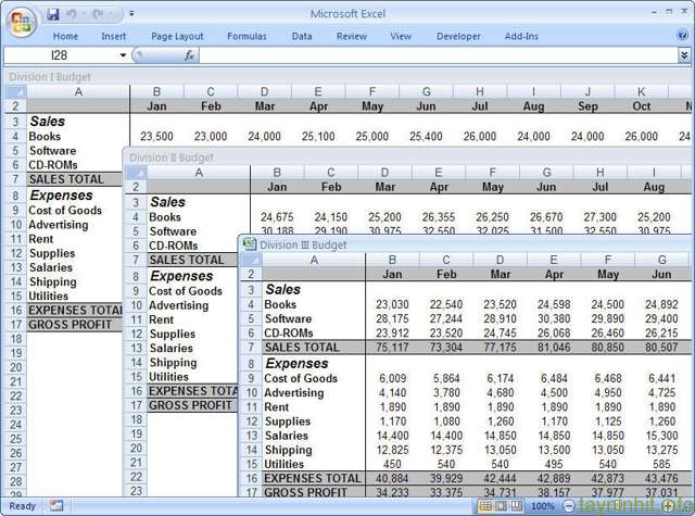 Tổng hợp dữ liệu trên nhiều bảng tính Excel (Phần 2)