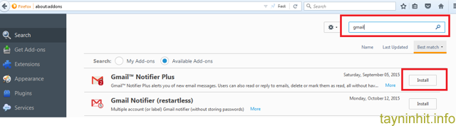 Cách kiểm tra thư, Email trên Firefox không cần đăng nhập