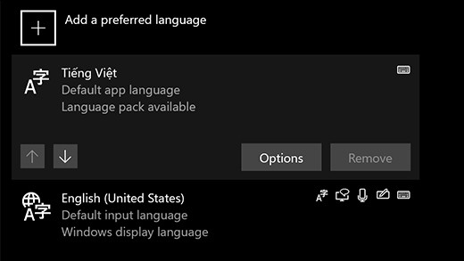 Hướng dẫn sử dụng bộ gõ tiếng Việt trên Windows 10