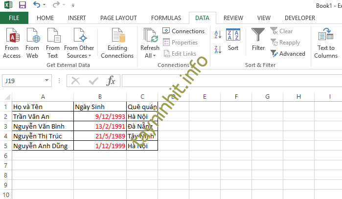 Cách Chuyển Dãy Số Thành Ngày Tháng Trong Excel