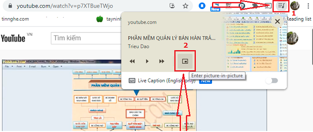 Cách bật tính năng xem video dưới dạng cửa sổ nhỏ trên Google Chrome