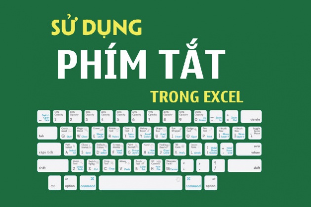 Các phím tắt thường dùng trong Excel
