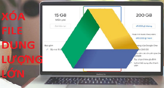 Xóa nhanh file, tập tin có dung lượng lớn trên Google Drive